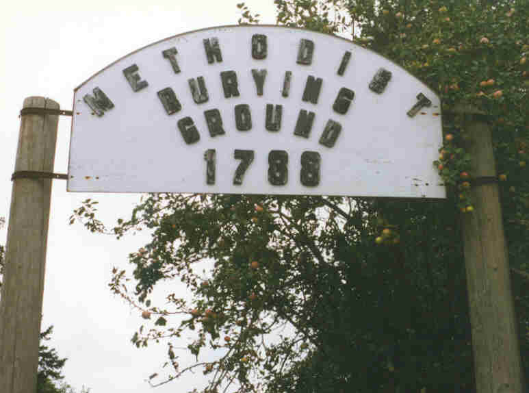 Entrance to the Old Methodist Burying Ground, Sackville, NB